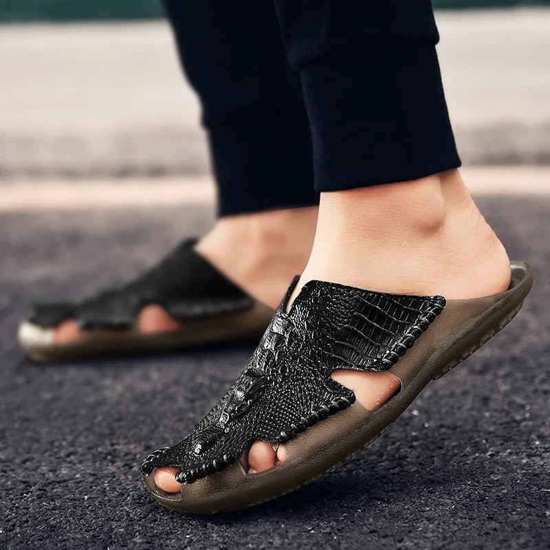 Sandales Homme Cuir élégantes "Le Raffiné"
