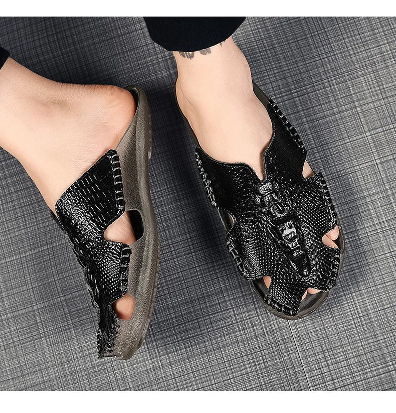 Sandales Homme Cuir élégantes "Le Raffiné"