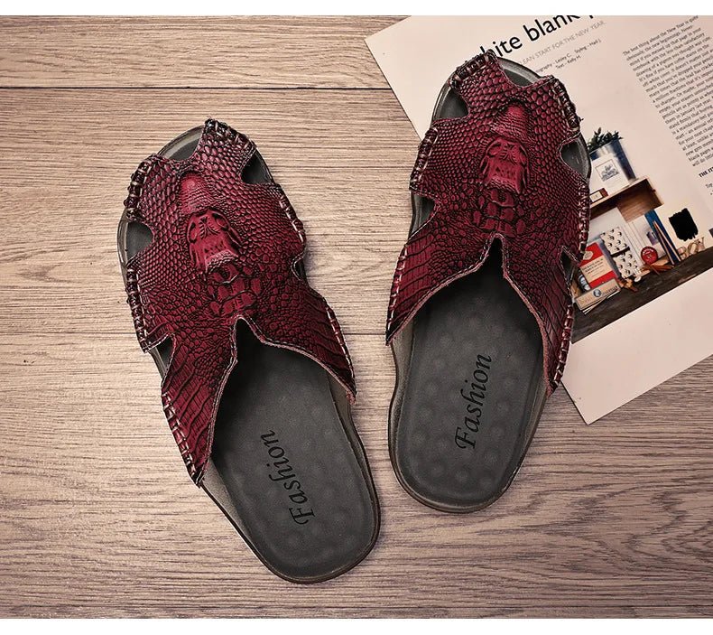 Sandales Homme Cuir élégantes "Le Raffiné"