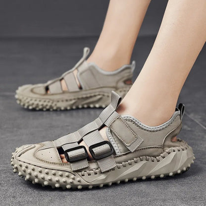 Sandales Homme Cuir Élégantes "L'Estivant"