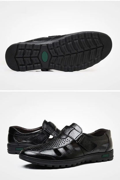Sandales homme cuir "L'Aéré" - Restaur Cuirs