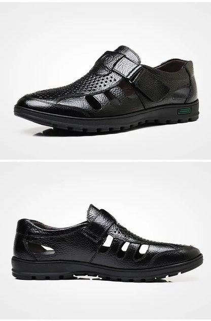 Sandales homme cuir "L'Aéré" - Restaur Cuirs