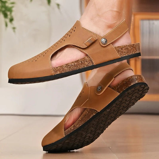 Sandales homme cuir "L'Artisan" - Restaur Cuirs