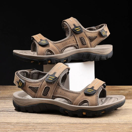 Sandales homme cuir "L'Aventurier" - Restaur Cuirs