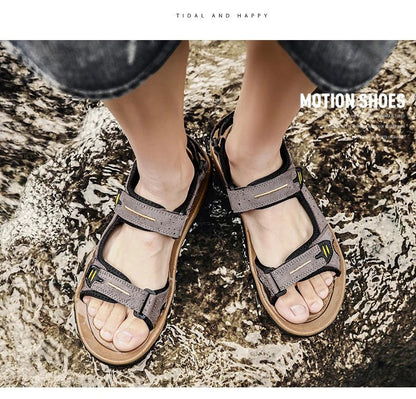 Sandales homme cuir "L'Aventurier" - Restaur Cuirs