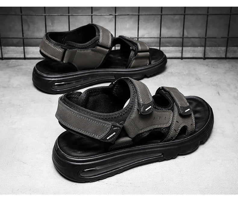 Sandales Homme Cuir légères "L'Horizon"
