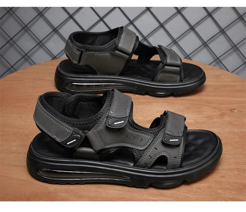 Sandales Homme Cuir légères "L'Horizon"