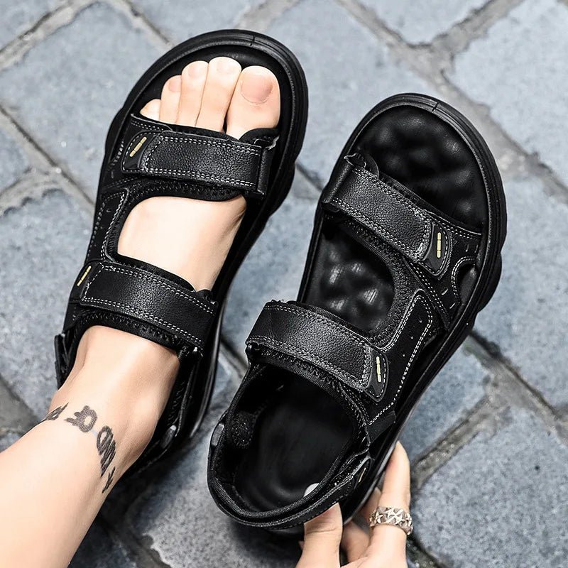Sandales Homme Cuir légères "L'Horizon"