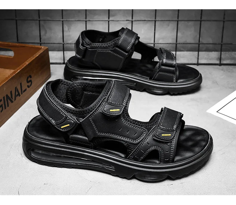 Sandales Homme Cuir légères "L'Horizon"