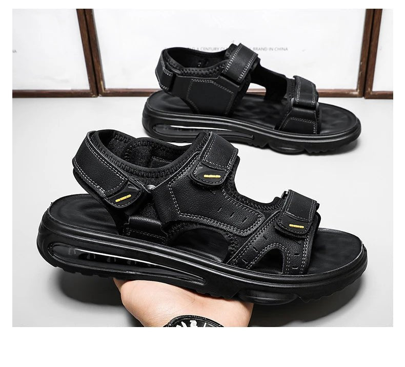 Sandales Homme Cuir légères "L'Horizon"