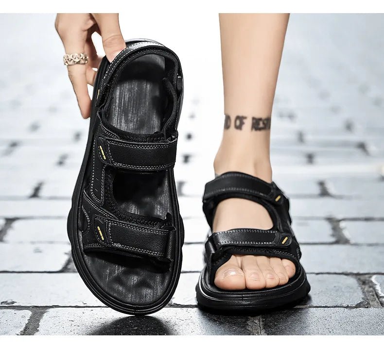 Sandales Homme Cuir légères "L'Horizon"