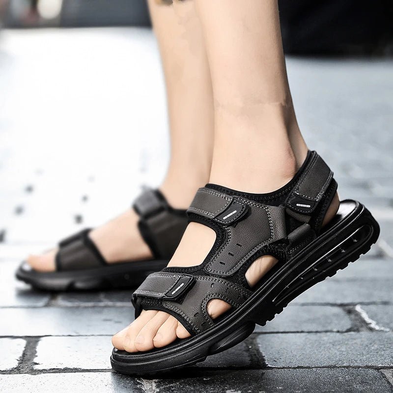 Sandales Homme Cuir légères "L'Horizon"