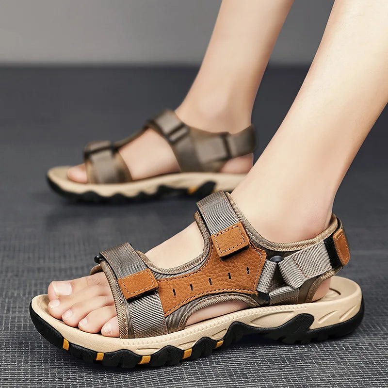 Sandales Homme Cuir Respirantes "Le Passeur"