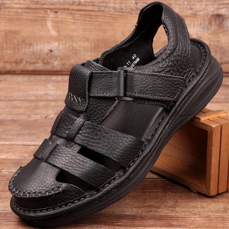 Sandales Homme Cuir Respirantes "Le Pêcheur"