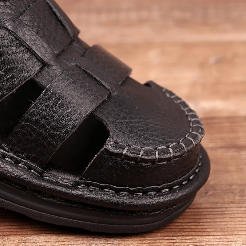 Sandales Homme Cuir Respirantes "Le Pêcheur"
