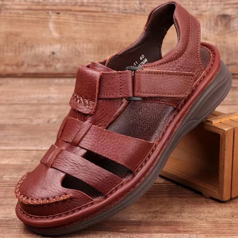 Sandales Homme Cuir Respirantes "Le Pêcheur"