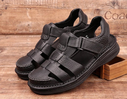 Sandales Homme Cuir Respirantes "Le Pêcheur"