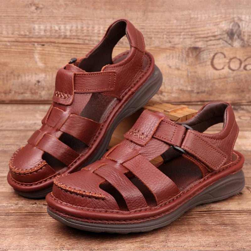 Sandales Homme Cuir Respirantes "Le Pêcheur"
