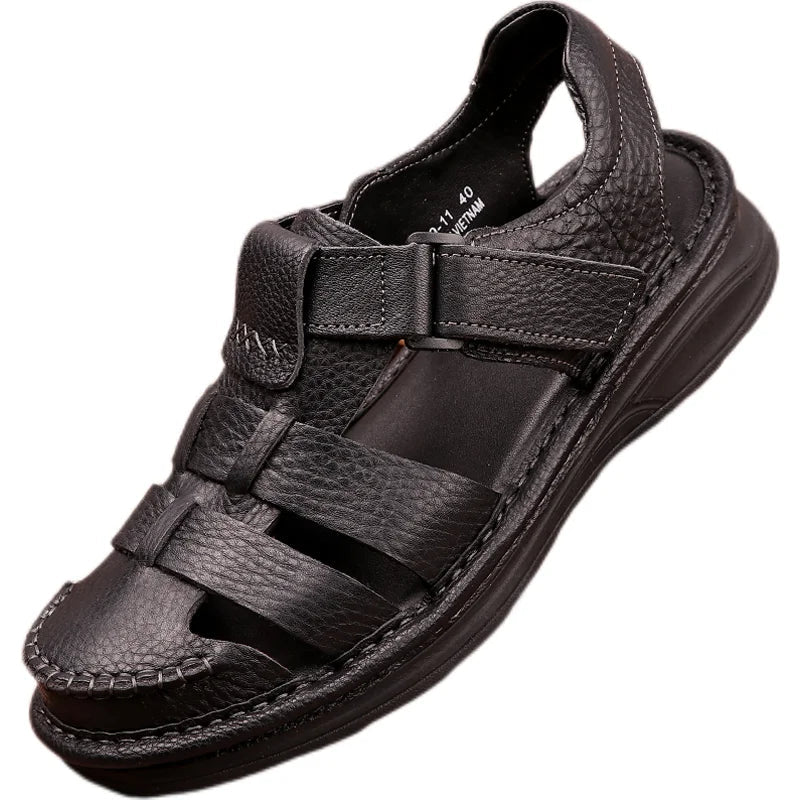 Sandales Homme Cuir Respirantes "Le Pêcheur"