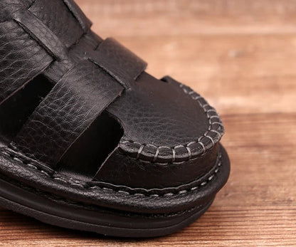 Sandales Homme Cuir Respirantes "Le Pêcheur"