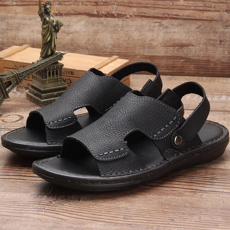 Sandales Homme Cuir Souple "Le Promeneur"