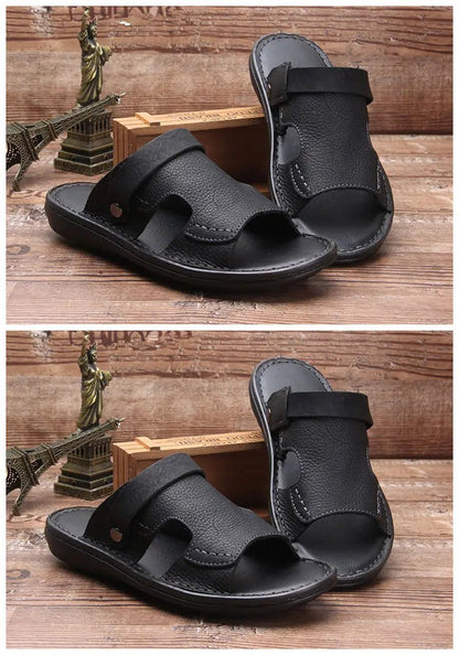 Sandales Homme Cuir Souple "Le Promeneur"
