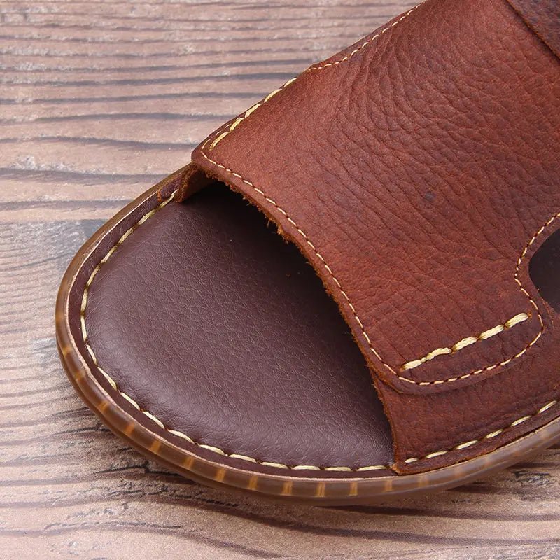 Sandales Homme Cuir Souple "Le Promeneur"