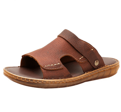 Sandales Homme Cuir Souple "Le Promeneur"
