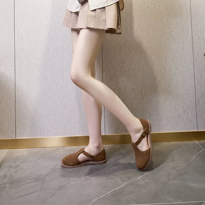 Sandales plates cuir femme "La Spartiate Chic" - Restaur Cuirs