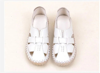 Sandales Plates Cuir pour Femme "Livia" - Restaur Cuirs