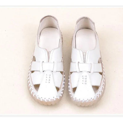 Sandales Plates Cuir pour Femme "Livia" - Restaur Cuirs