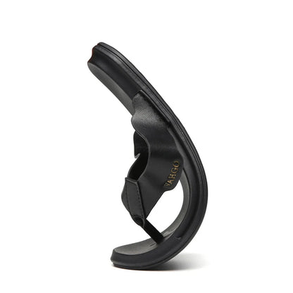 Tong cuir pour homme "L'Excellence" - Restaur Cuirs