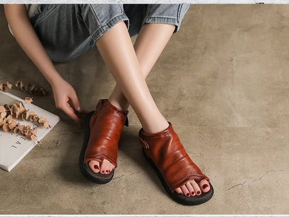 Tongs Cuir Femme élégantes "La Marina"