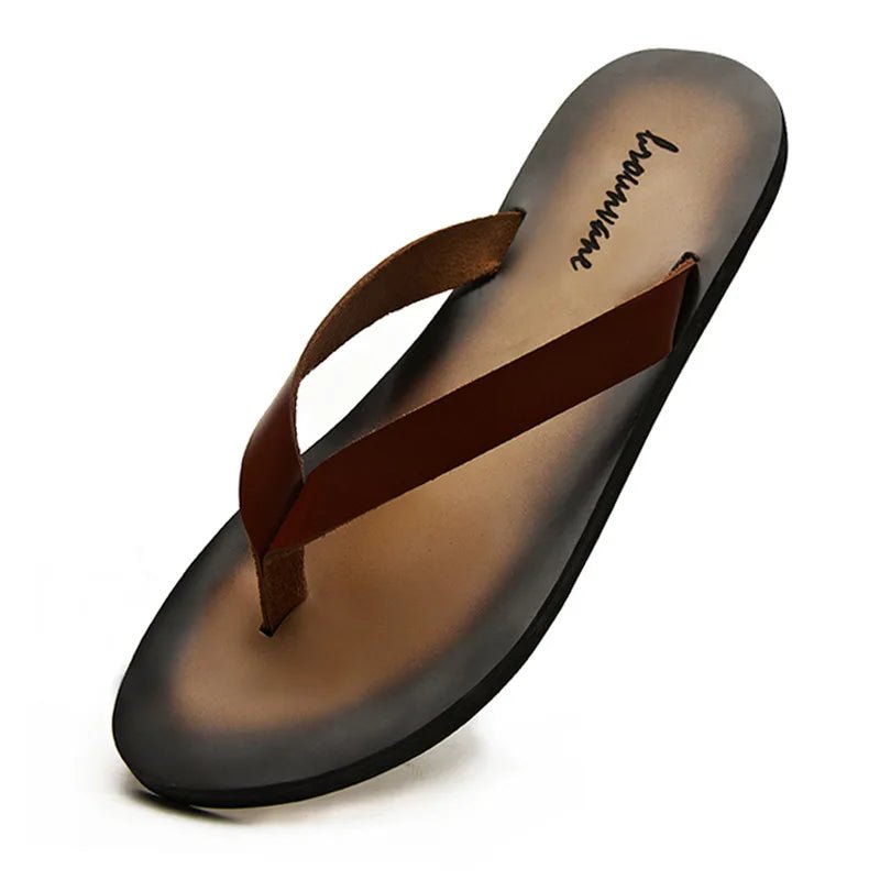 Tongs en cuir pour homme "Le Nonchalant"