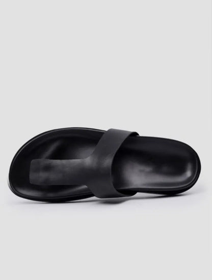 Tongs Hommes Cuir Confort - "Le Pacifique"