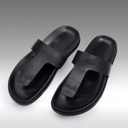Tongs Hommes Cuir Confort - "Le Pacifique"