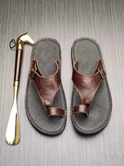 Tongs Hommes Cuir respirants "Le Héraut"