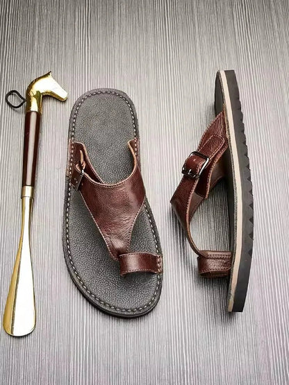 Tongs Hommes Cuir respirants "Le Héraut"